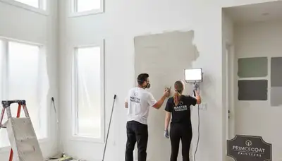 Professional drywall repair and painting in Fort Wayne, IN restoring smooth, crack-free interior walls