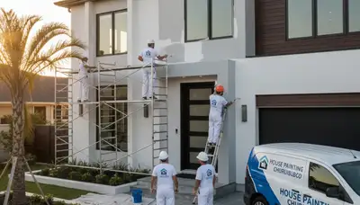 Fort Wayne, IN house painters providing professional interior and exterior painting services