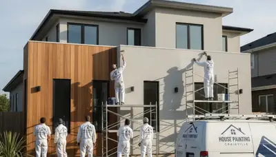 Professional house painters in Fort Wayne IN providing expert residential painting services