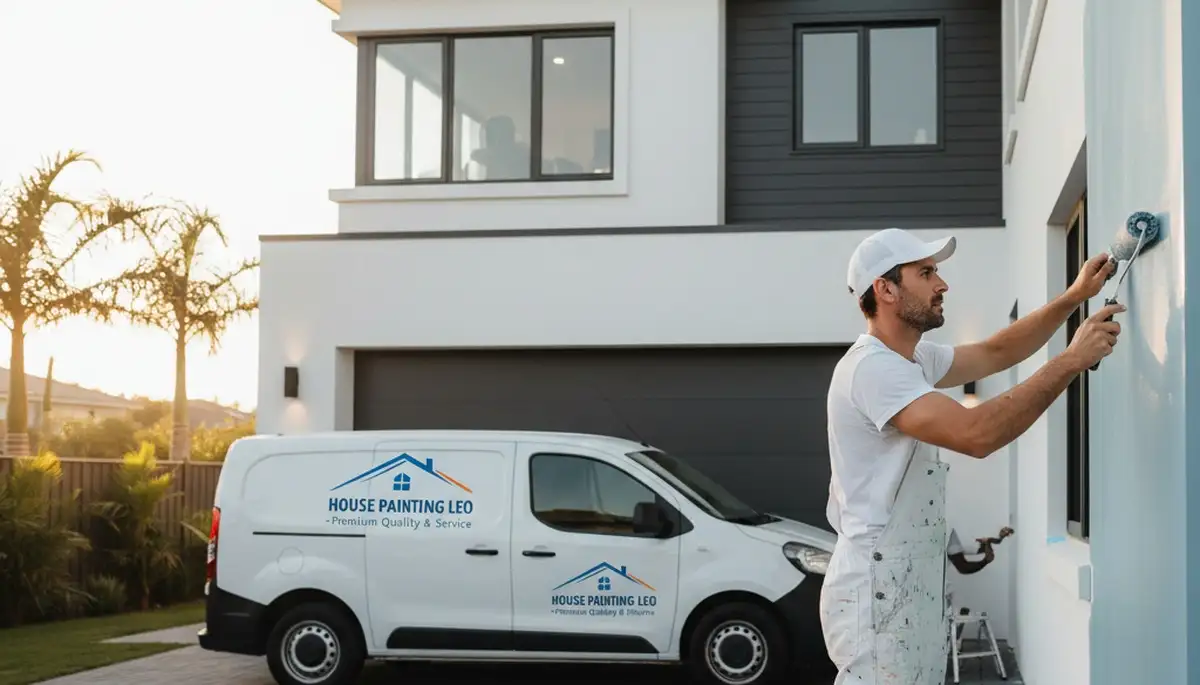 Professional house painters working on residential exterior in Fort Wayne IN