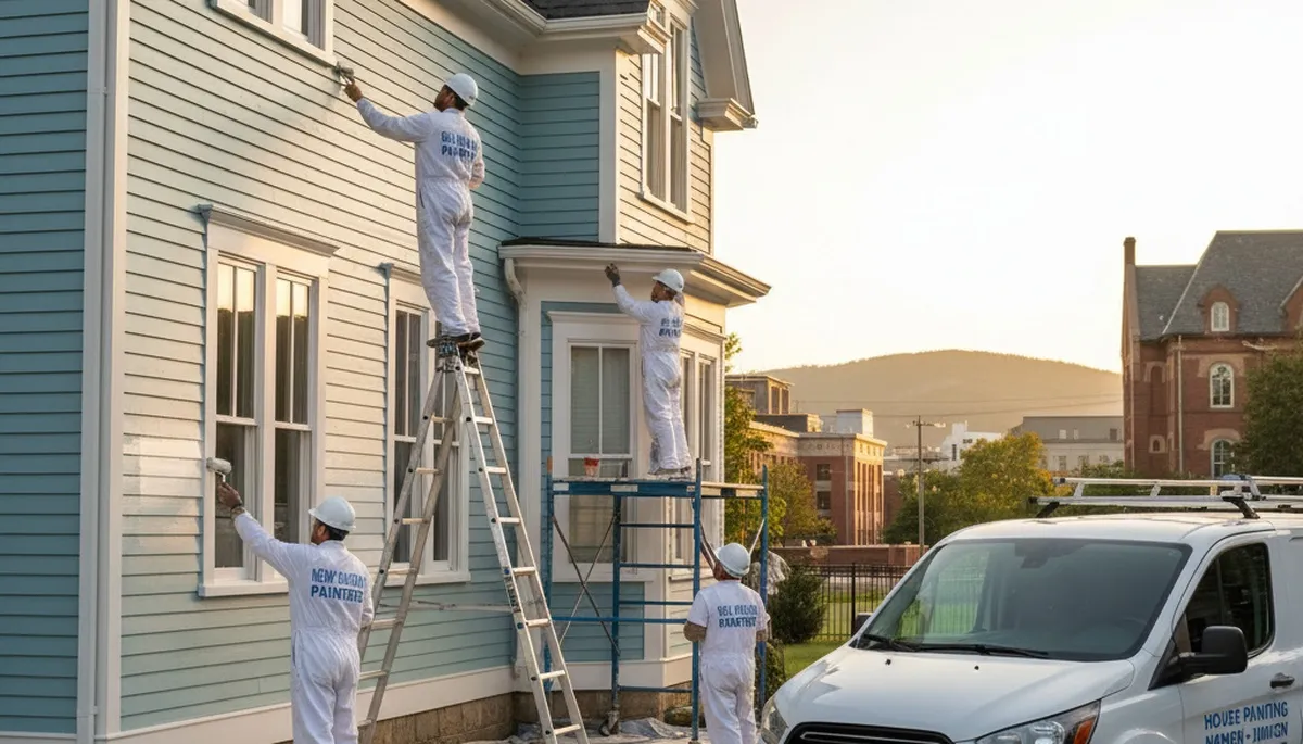 Professional house painters in Fort Wayne, IN providing exterior and interior painting services