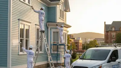 Professional house painters in Fort Wayne, IN providing exterior and interior painting services