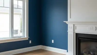 Professional interior trim painting with clean lines in a Fort Wayne, IN home by expert house painters
